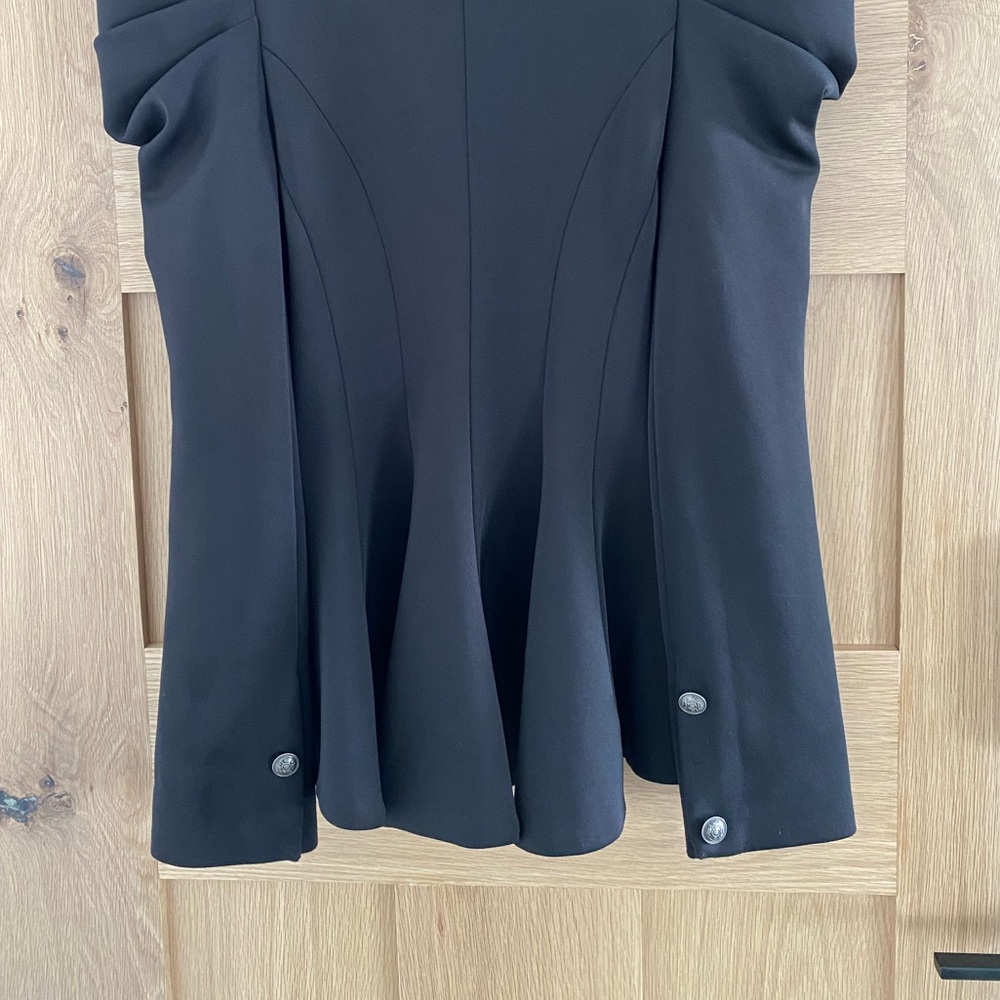 BALMAIN 🎉  🎊👏🏽🎉 HOST PICK LUXURY 🎊 Black Blazer, Women US 8 FIRM PRICE! - Picture 6 of 8